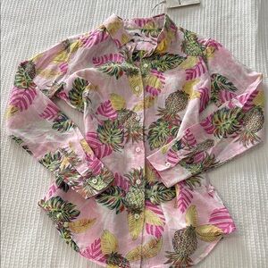 Tommy Bahama Pink Tropical Button Down Shirt